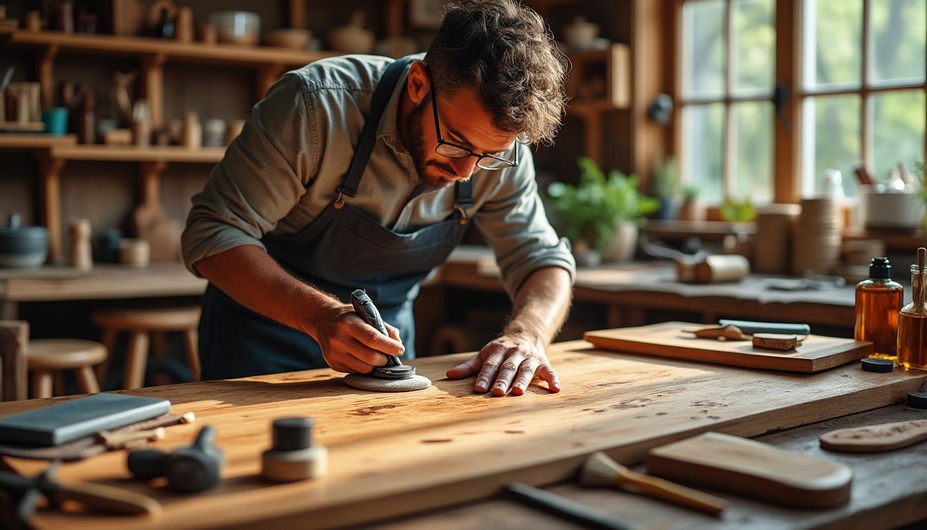 découvrez nos astuces simples et efficaces pour réparer les éraflures sur vos meubles en bois. apprenez à restaurer l'apparence de vos meubles avec des techniques adaptées et des produits à portée de main.