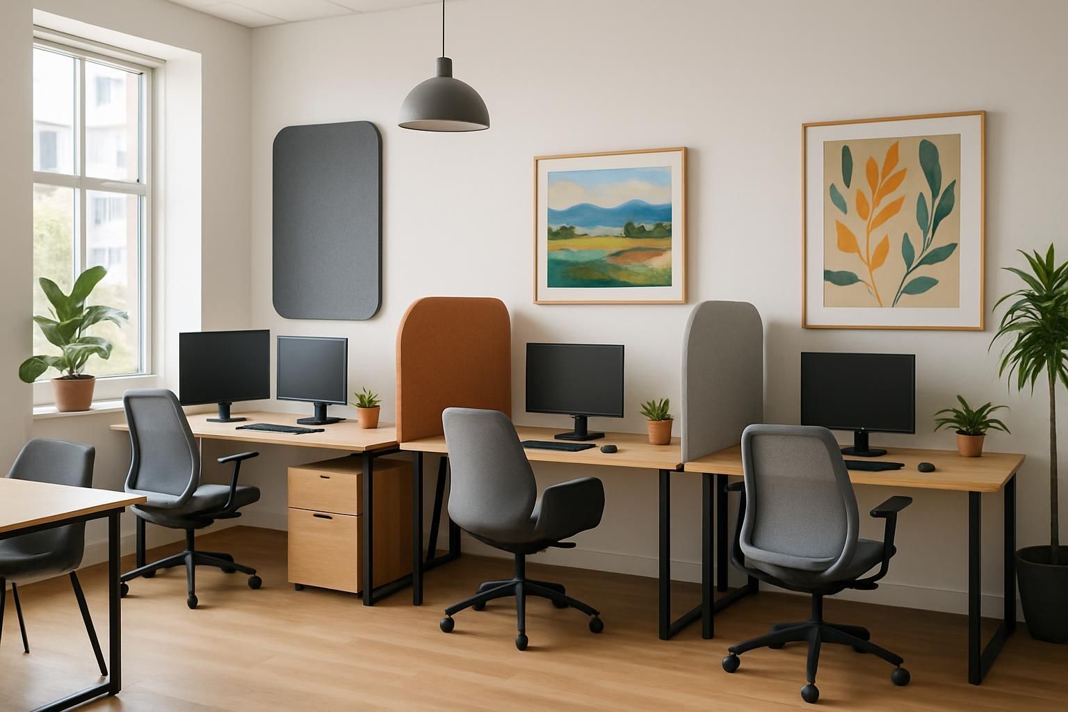 Découvrez des idées inspirantes pour décorer vos bureaux professionnels et créer un espace de travail moderne, motivant et fonctionnel. Astuces design, conseils pratiques et inspirations pour améliorer l'ambiance de vos locaux.